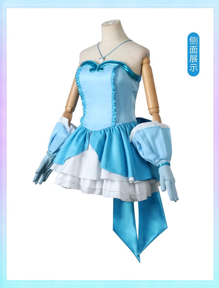 次元電台　ぴちぴちピッチ　宝生波音　メイド服　コスプレ衣装　ウィッグ・靴追加可 次元電台 ぴちぴちピッチ 宝生波音 メイド服 コスプレ衣装